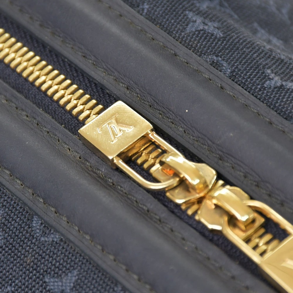 Louis Vuitton Monogram Blue Bag Navy Boston Josephine - Picture 5 of 9